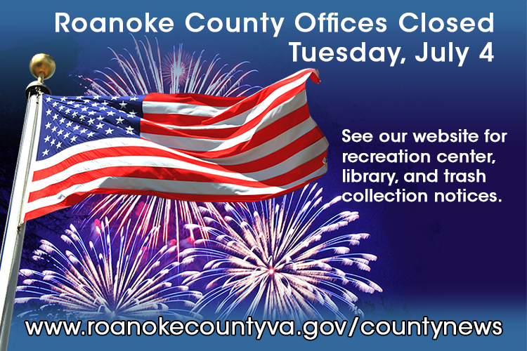 Office Closed July 4, 2017